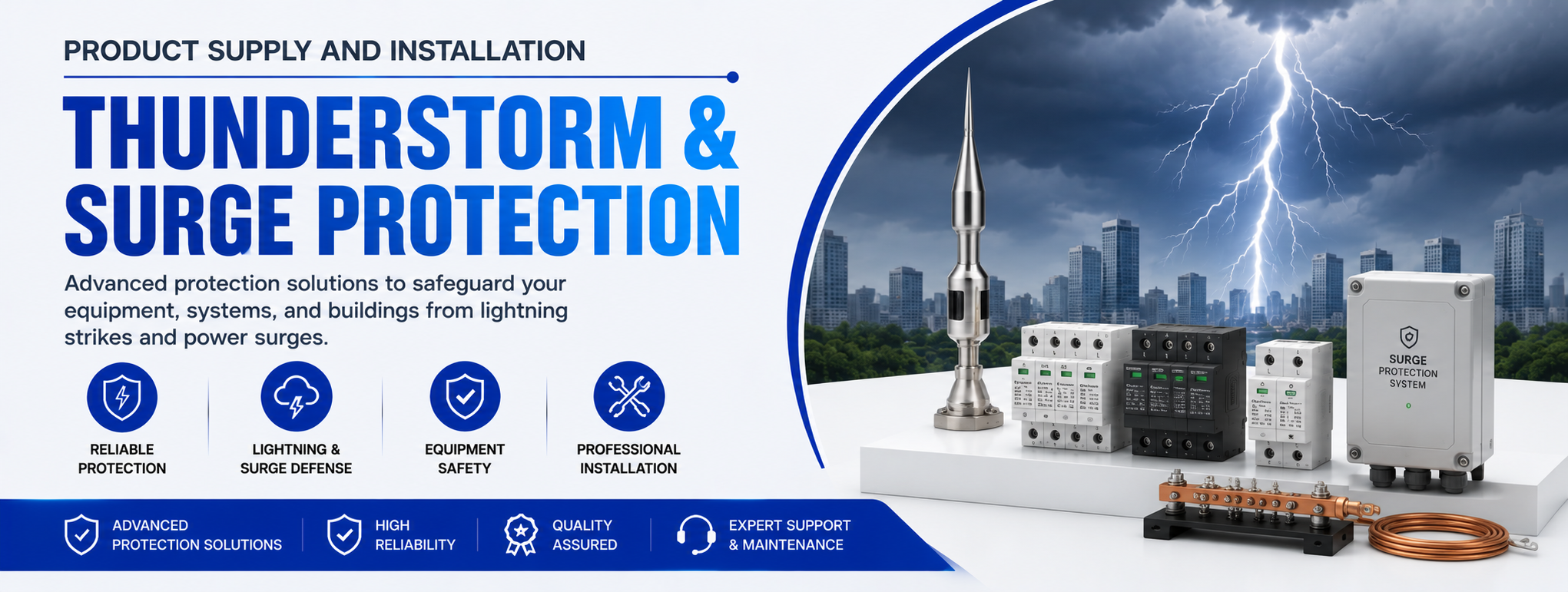 Thunderstorm & Surge Protection