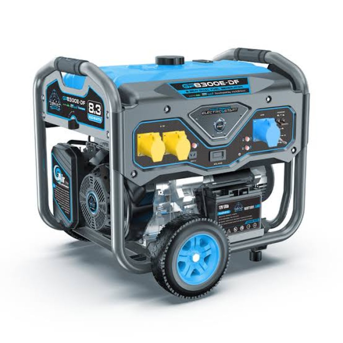 Dual-fuel generators