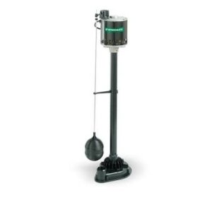 Pedestal sump pumps