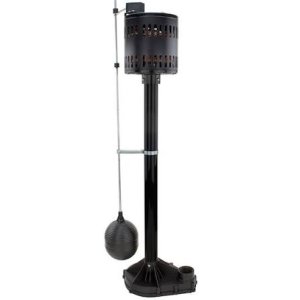 Pedestal sump pumps