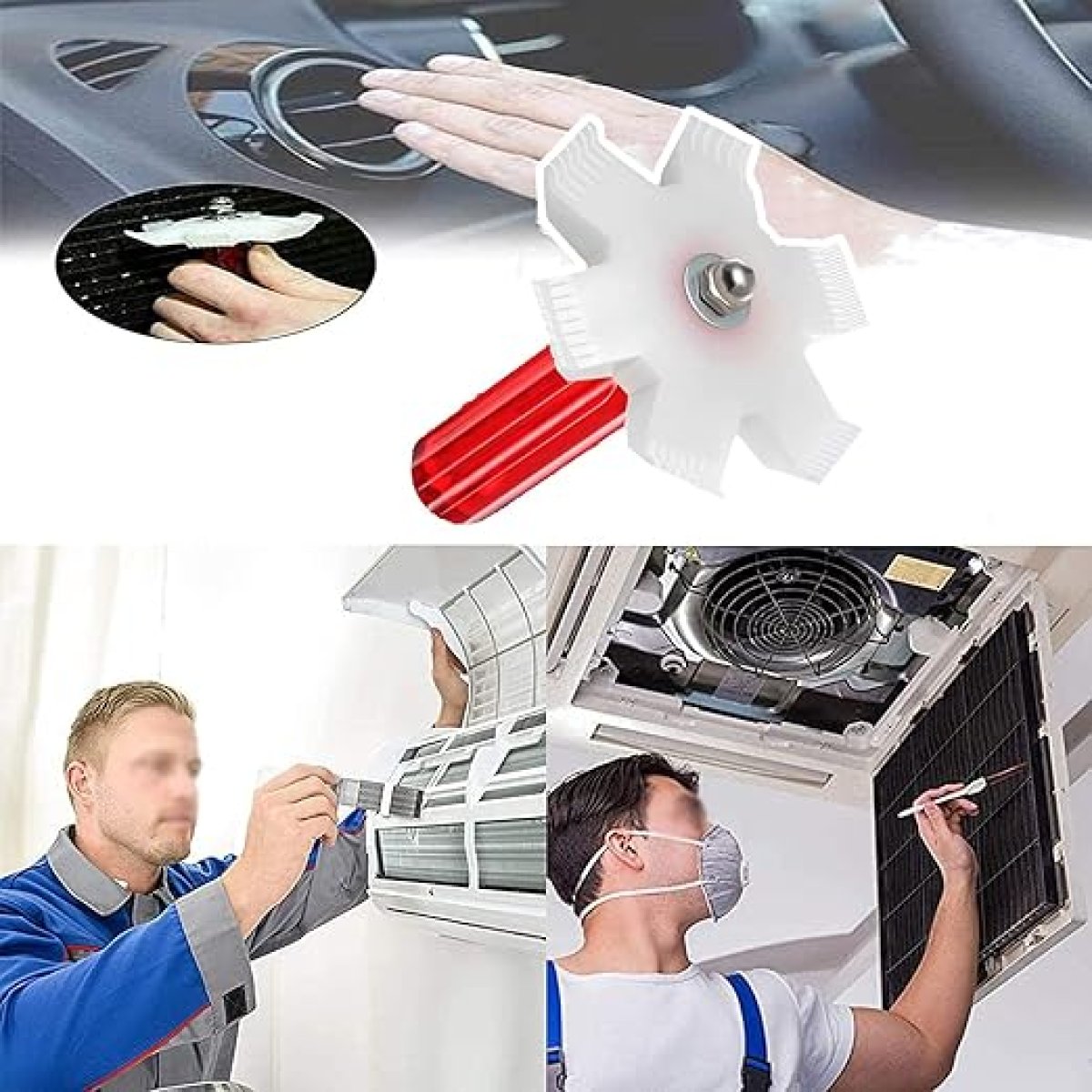 Refrigerator/Air Condition Cleaning Brush and Evaporator Fins