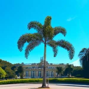 Foxtail Palm Tree