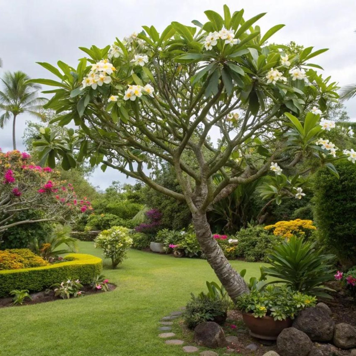 🌸 Frangipani Tree