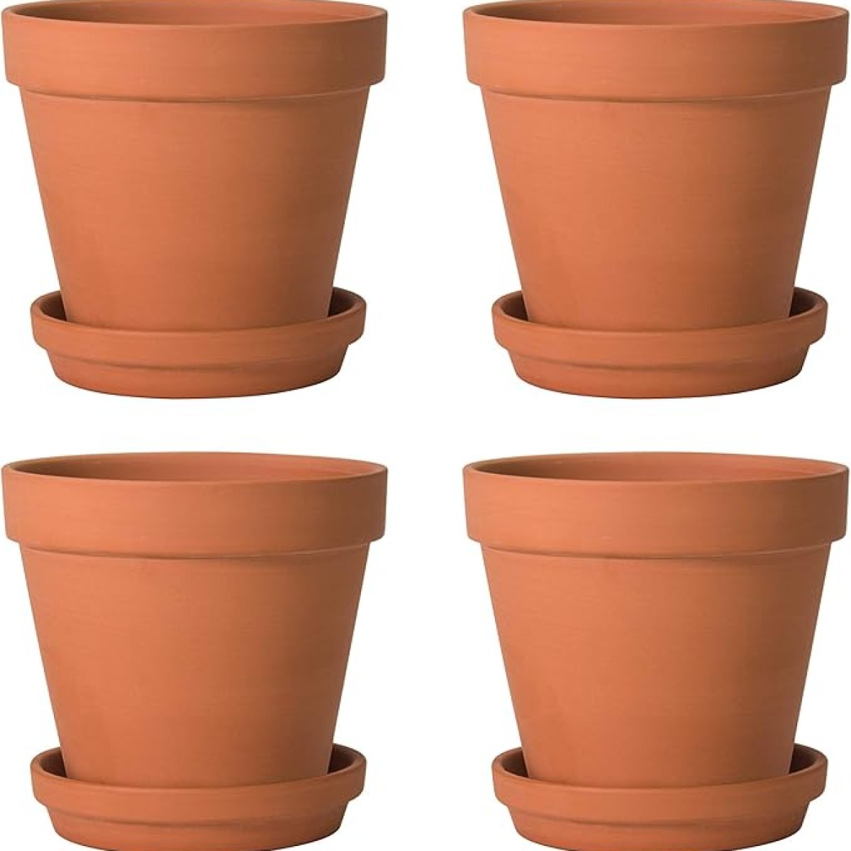 Clay Pots with Tray