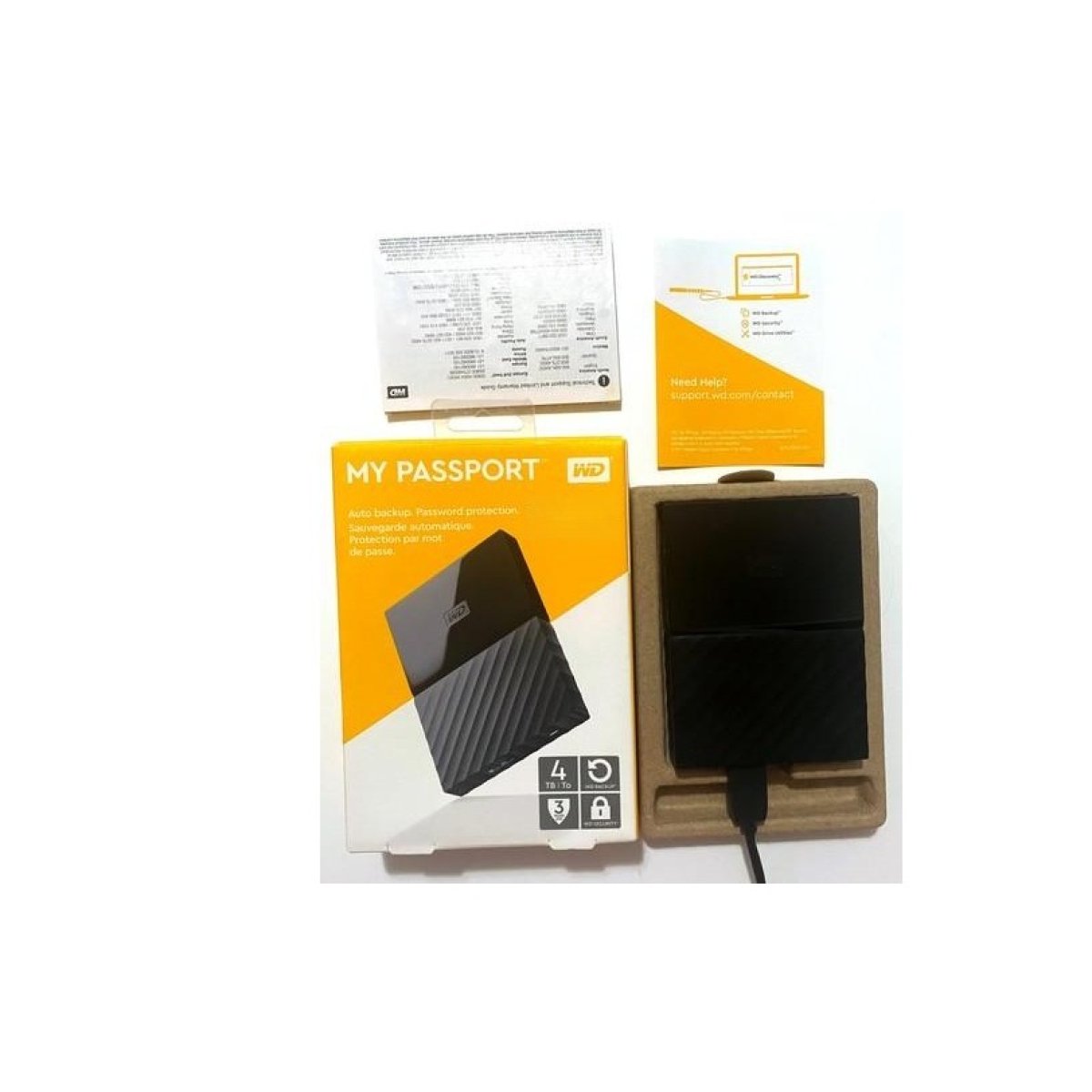 WD My Passport 4TB External HDD