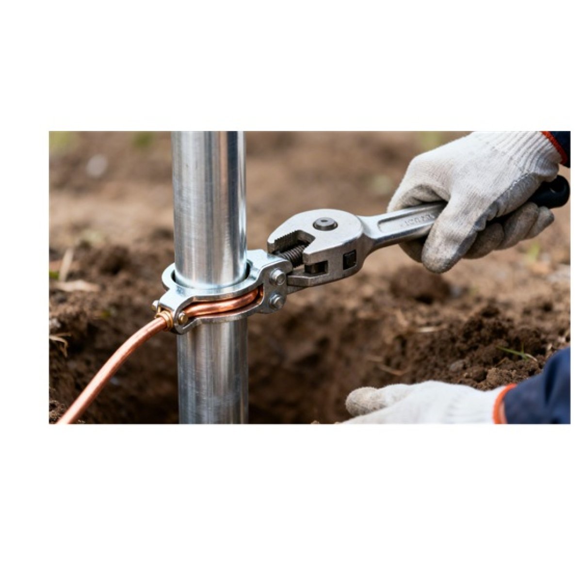 Camera Pole Earthing Kit