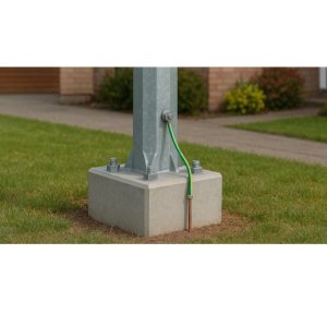 Camera Pole Earthing Kit