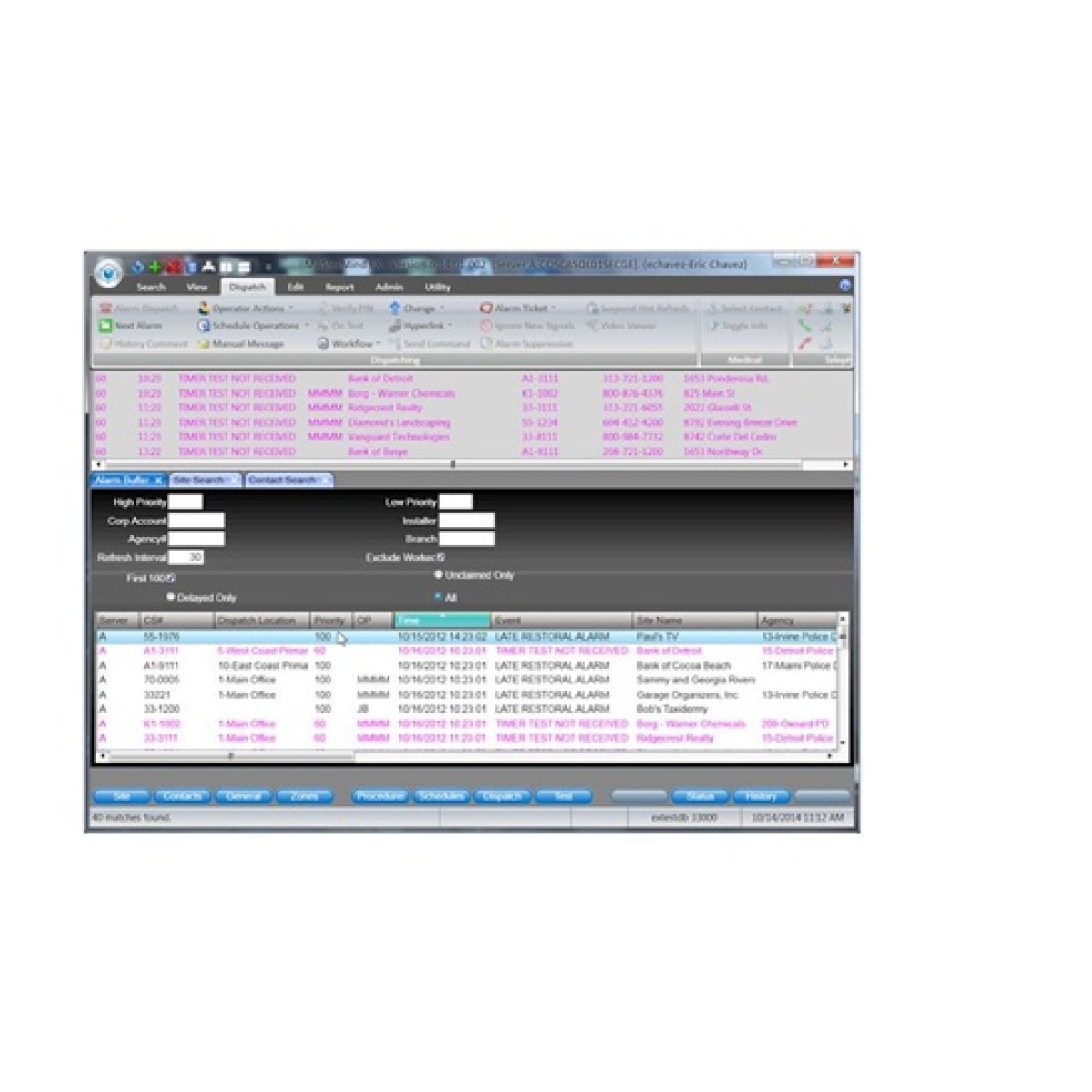 Alarm Monitoring & Management Software