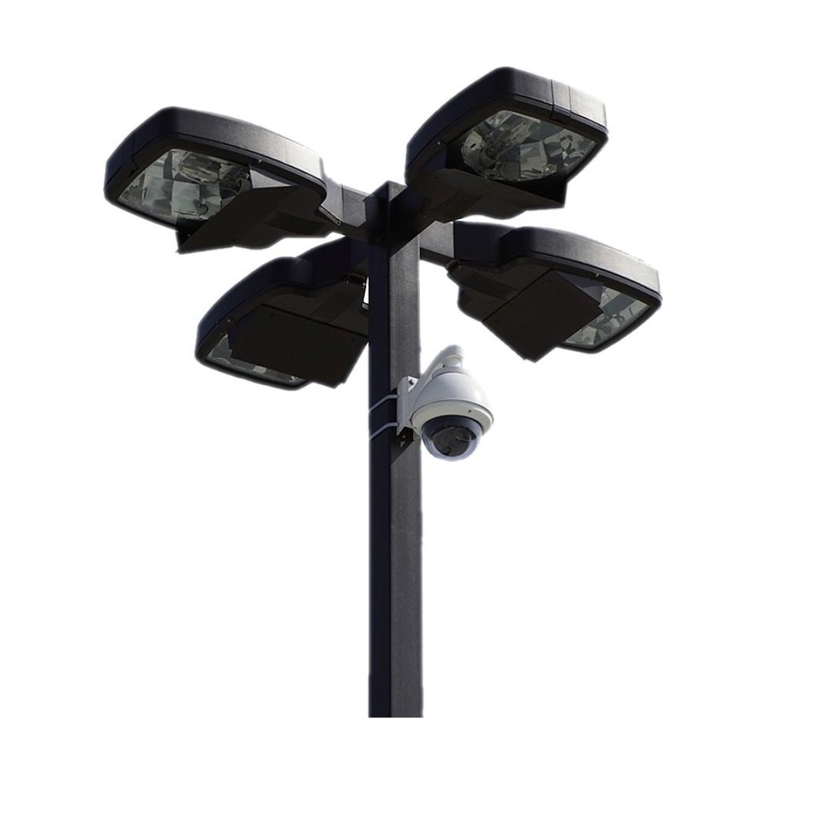 Long Dual-Arm Camera Pole (PTZ + Light)