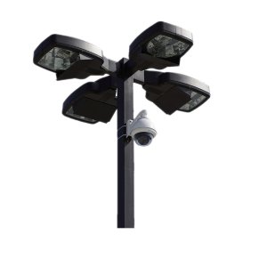 Long Dual-Arm Camera Pole (PTZ + Light)