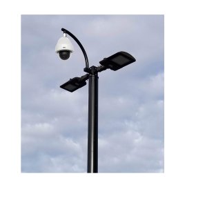 Long Dual-Arm Camera Pole (PTZ + Light)