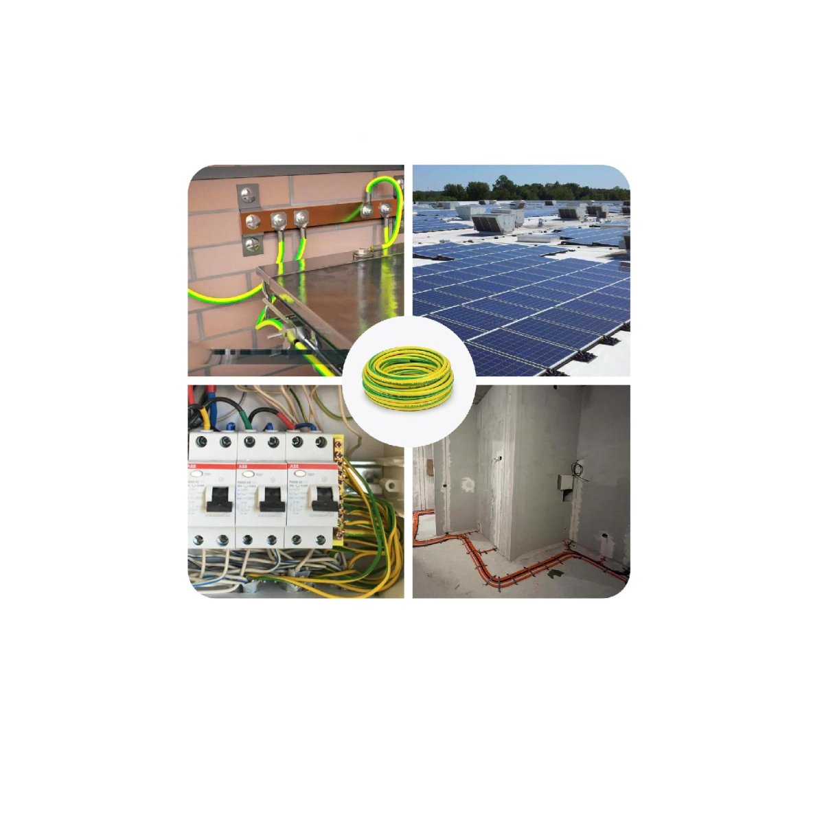Earthing Cable — Green Yellow