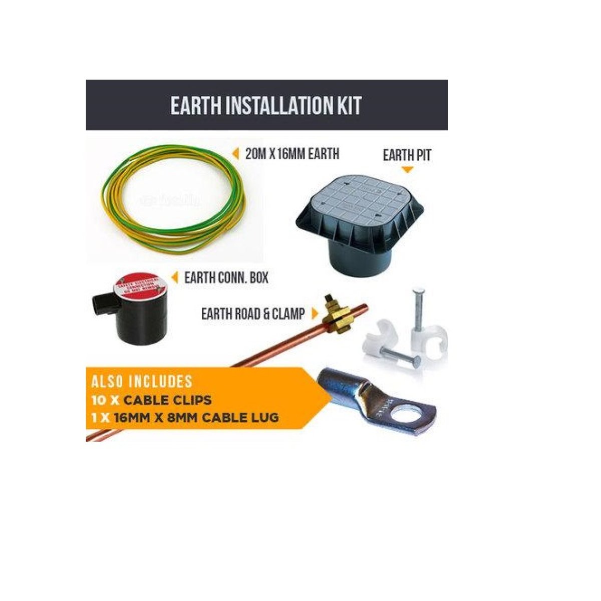 Camera Pole Earthing Kit