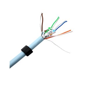 Shield Drain Wire & Clamps (Cat6A)