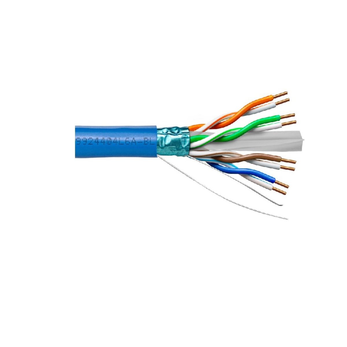 Shield Drain Wire & Clamps (Cat6A)