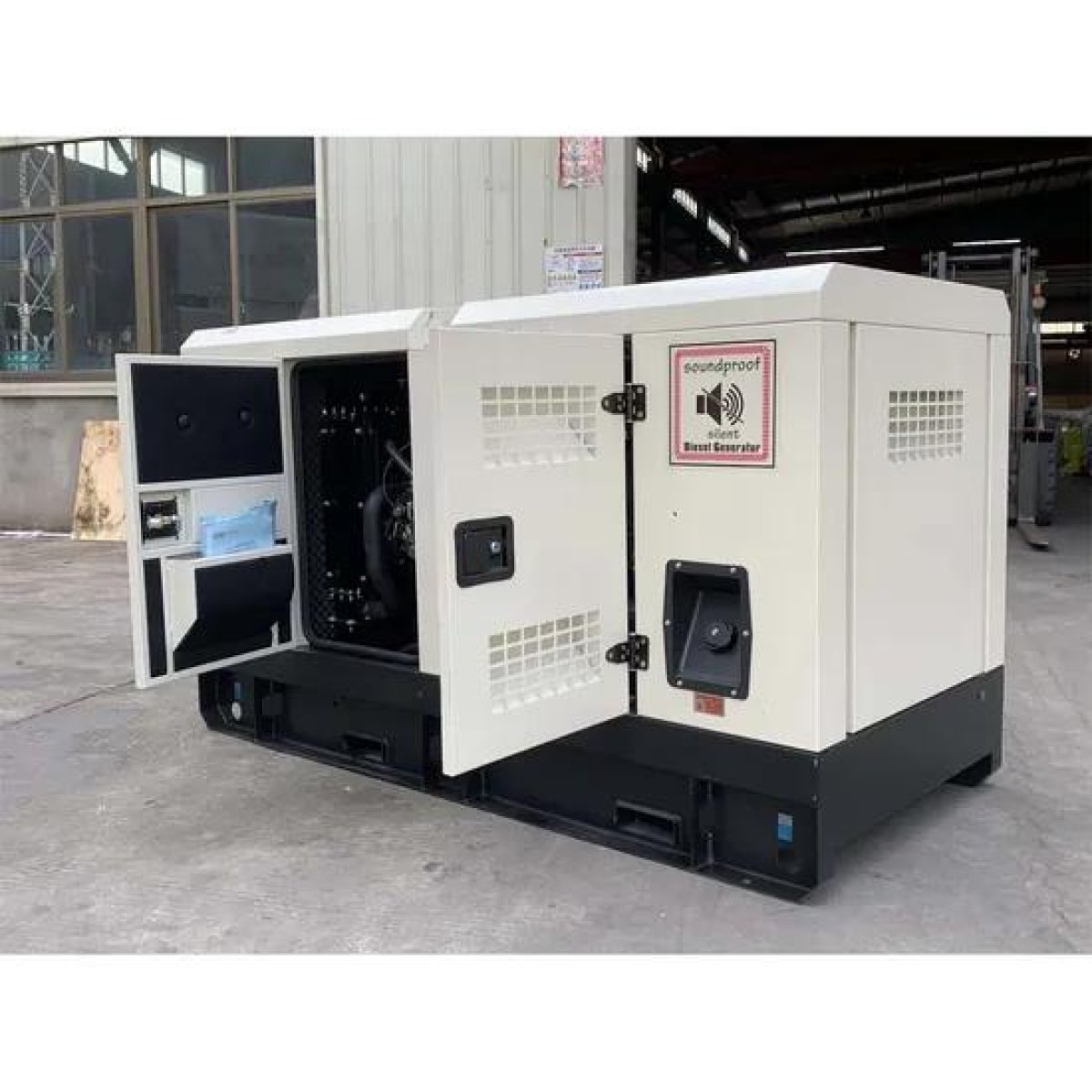 Silent diesel generators