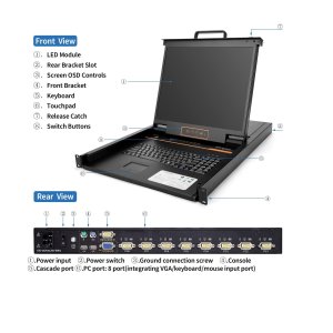 Rack-Mount LCD Maintenance Console