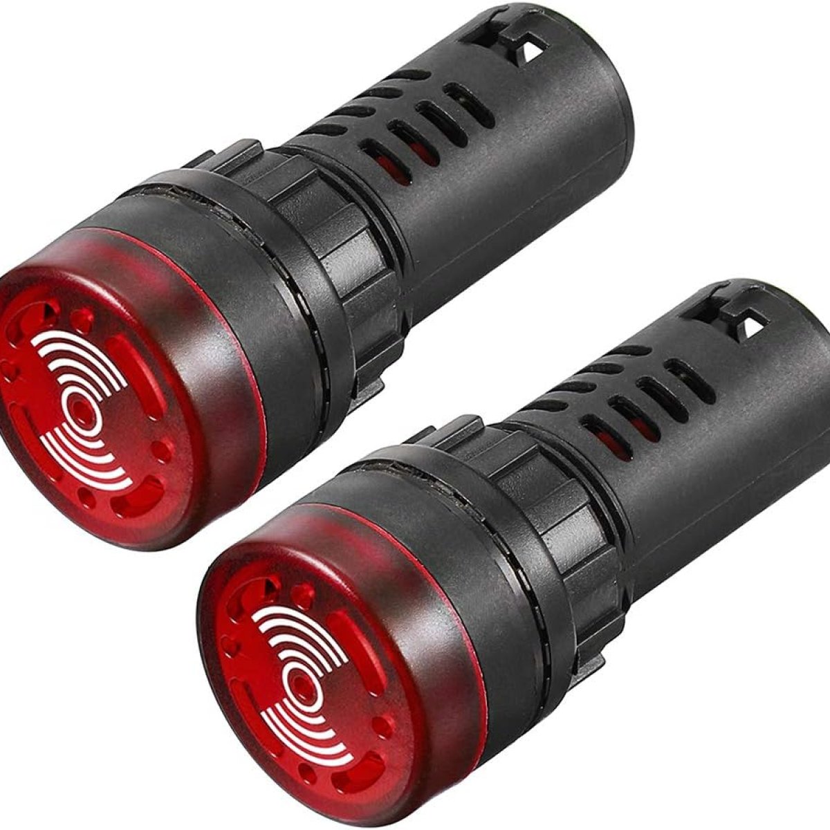 LED flash alarm indicator signal lamps with integrated buzzers