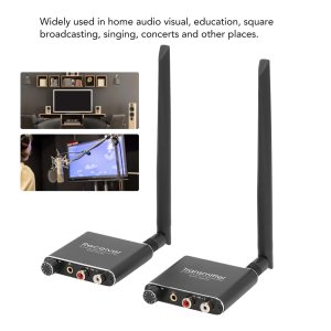 Dual-Band Wireless Audio Transmitter and Receiver Kit