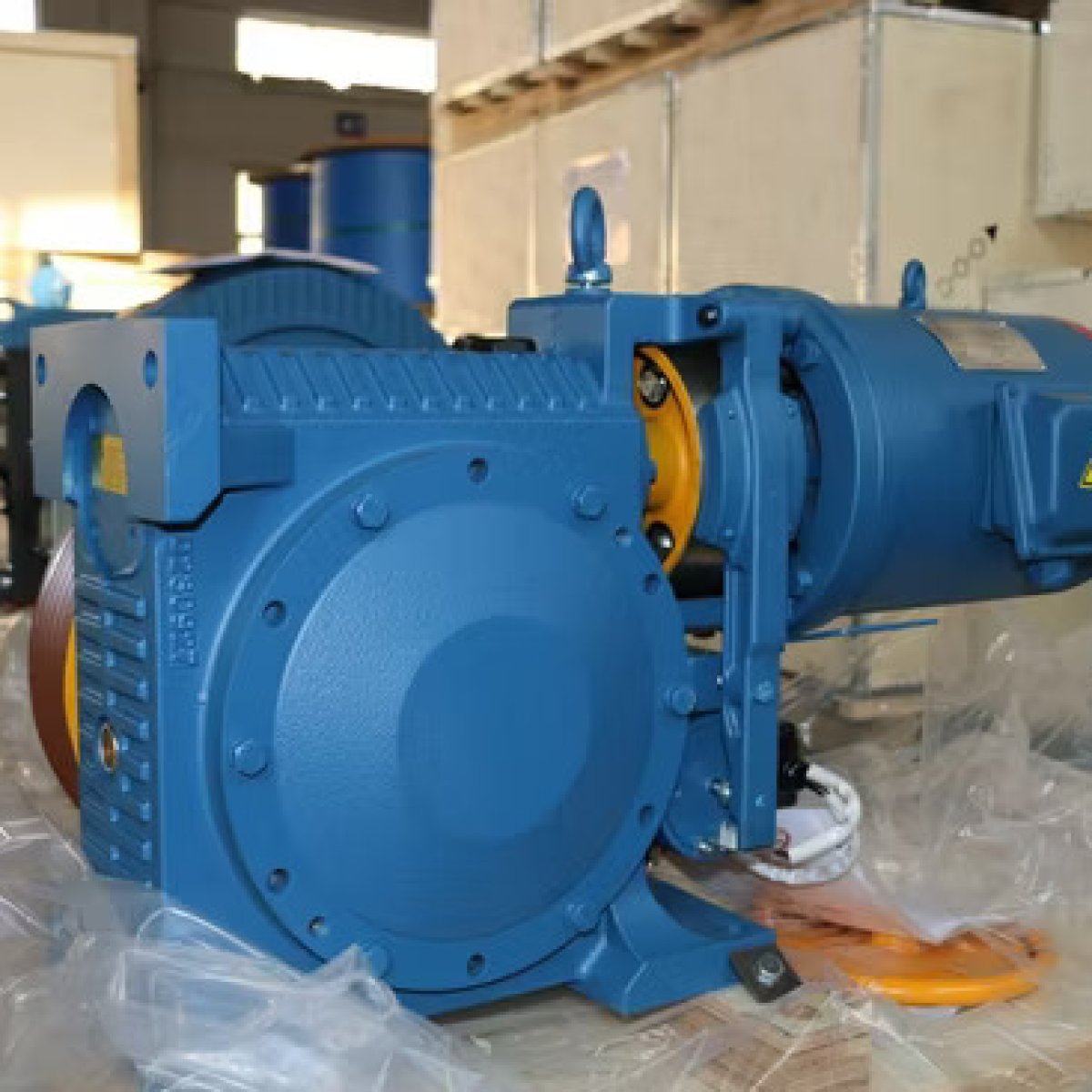 Elevator Lift Geared Traction Machine