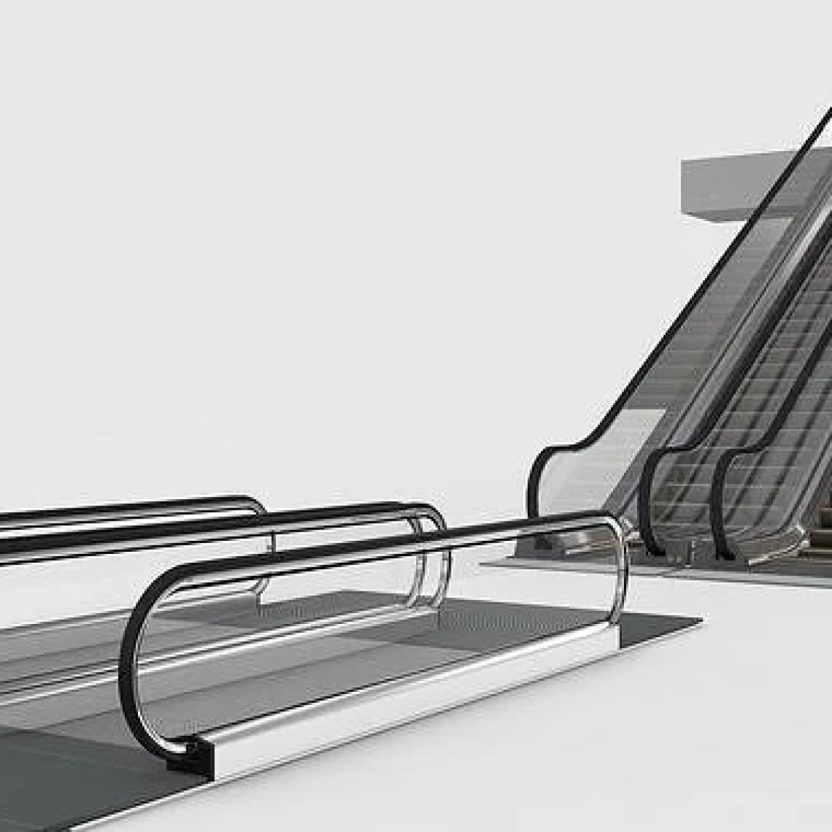 Electric Modern Escalator