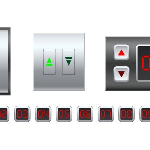 Elevator Display Key Panel Button