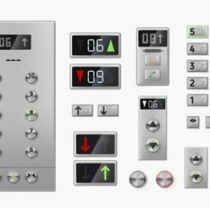 Elevator Display Key Panel Button