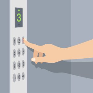 Elevator Display Key Panel Button