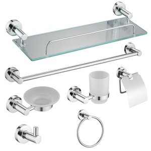 Wall-mounted Bathroom Hardware Set