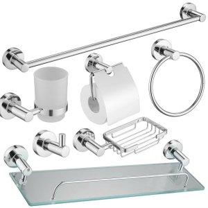 Wall-mounted Bathroom Hardware Set