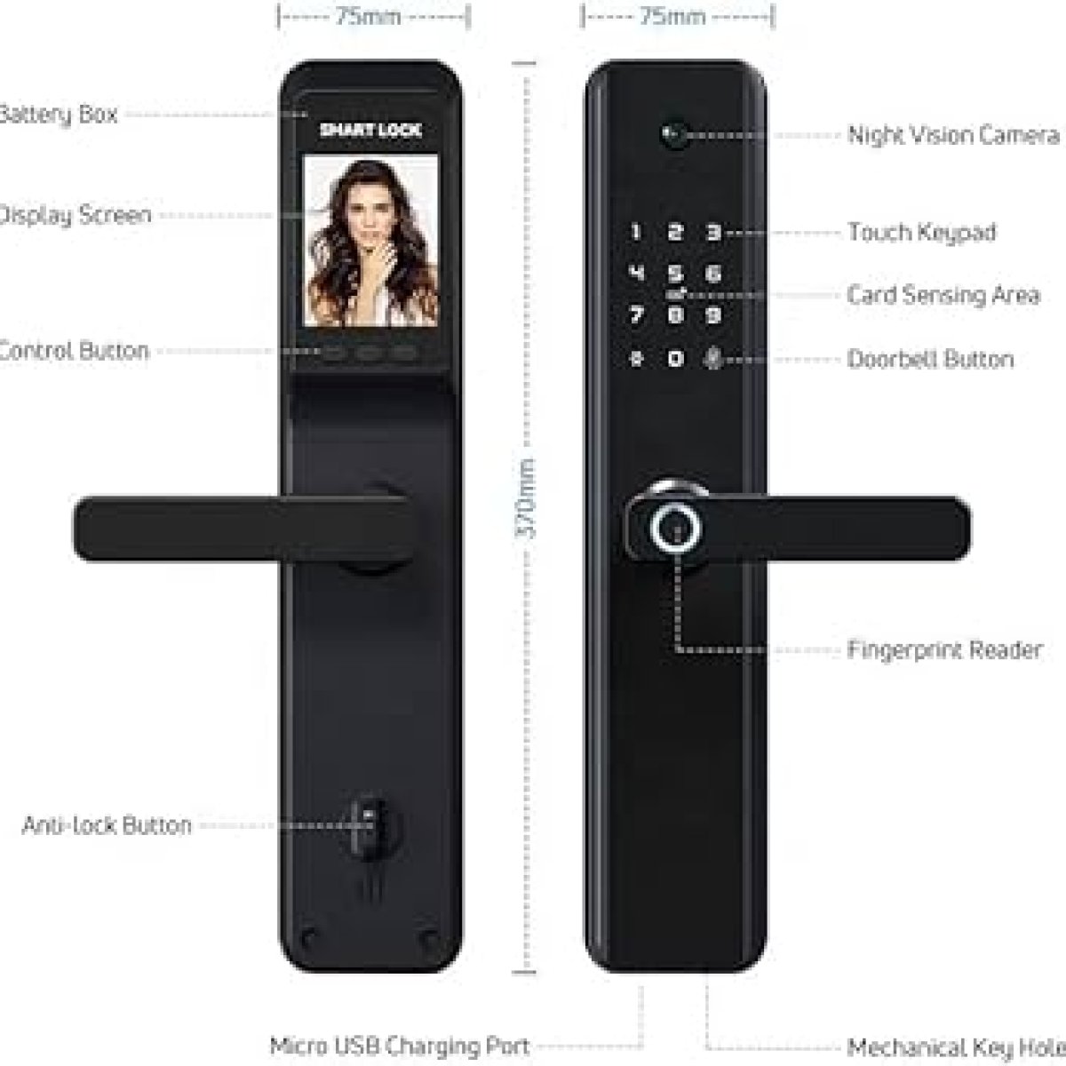 SmartX SX-718Pro WiFi Smart Door Lock