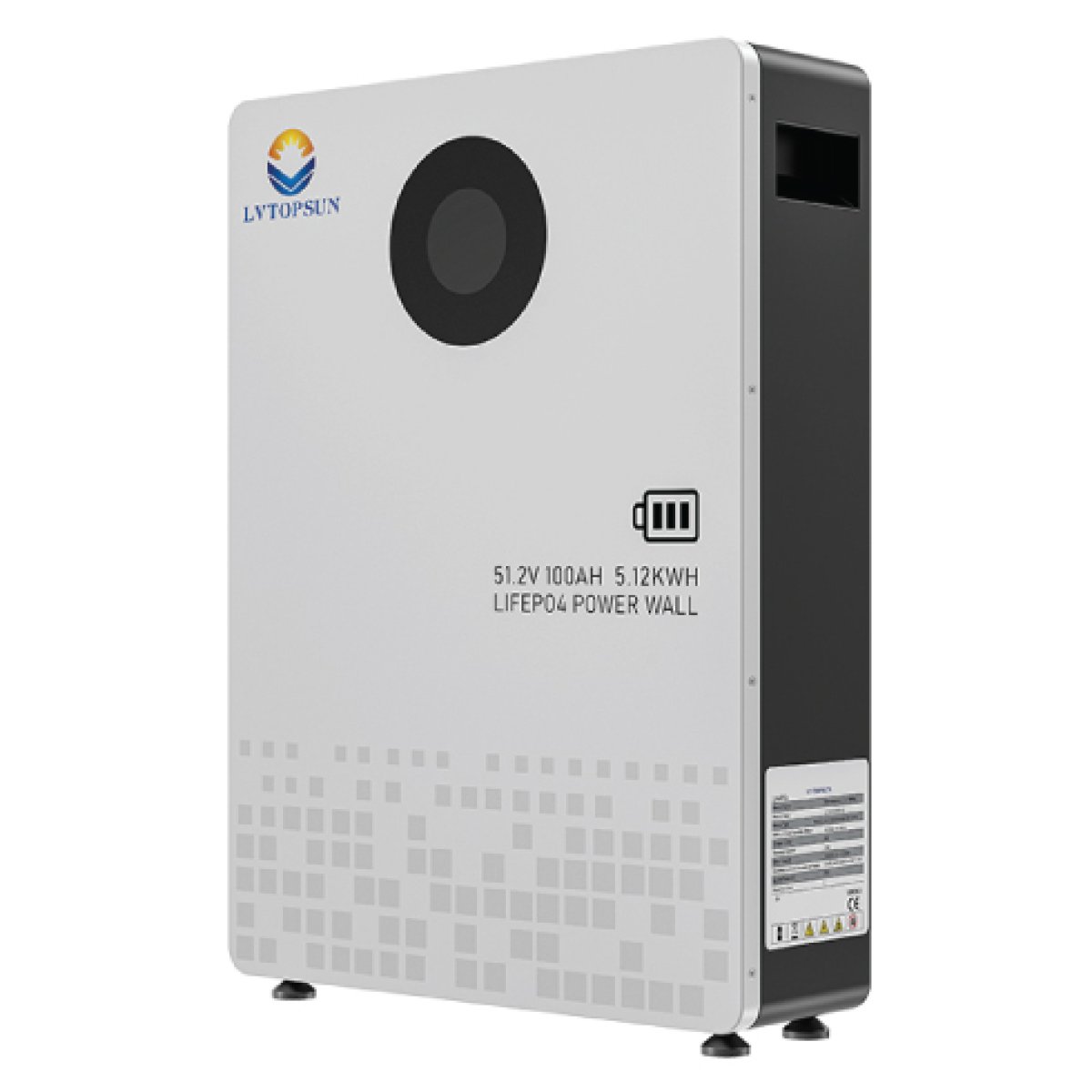 LVTOPSUN 51.2V 100Ah LiFePO4 Power Wall