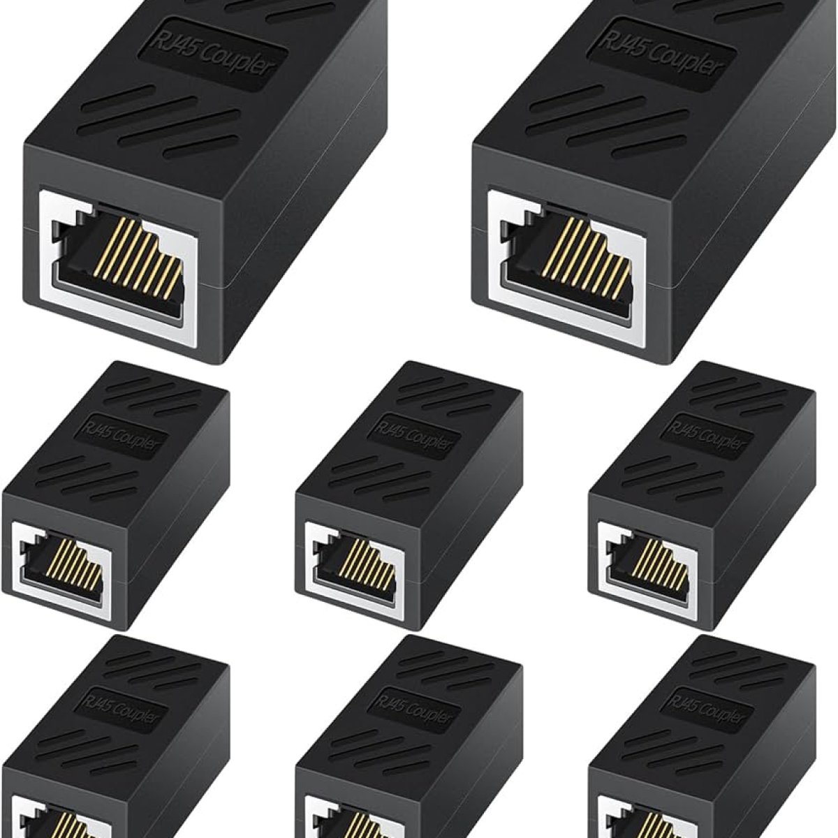 Couplers (RJ45 Female-to-Female couplers for extending cables)