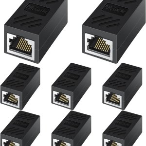 Couplers (RJ45 Female-to-Female couplers for extending cables)