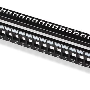 Patch Panel (24-Port or 48-Port modular panels)
