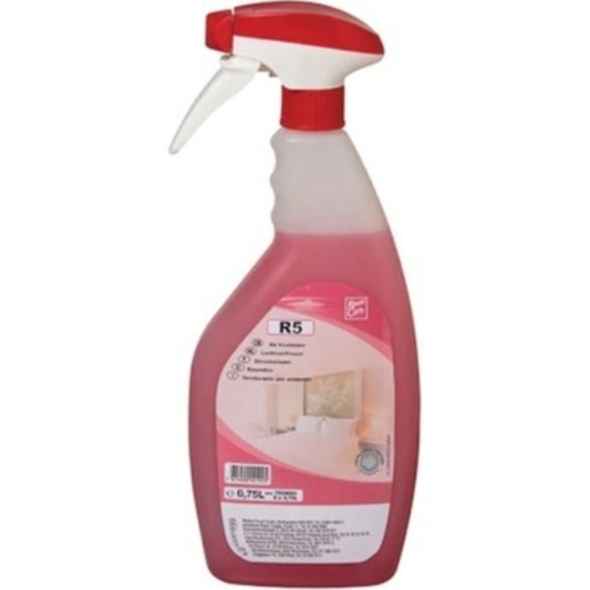Diversey TASKI R5, 5-liter water-based air freshener concentrate from the TASKI R-series, widely used in professional housekeeping