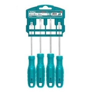 TOTAL 4-Piece Screwdriver Set (Model THTDC250401)