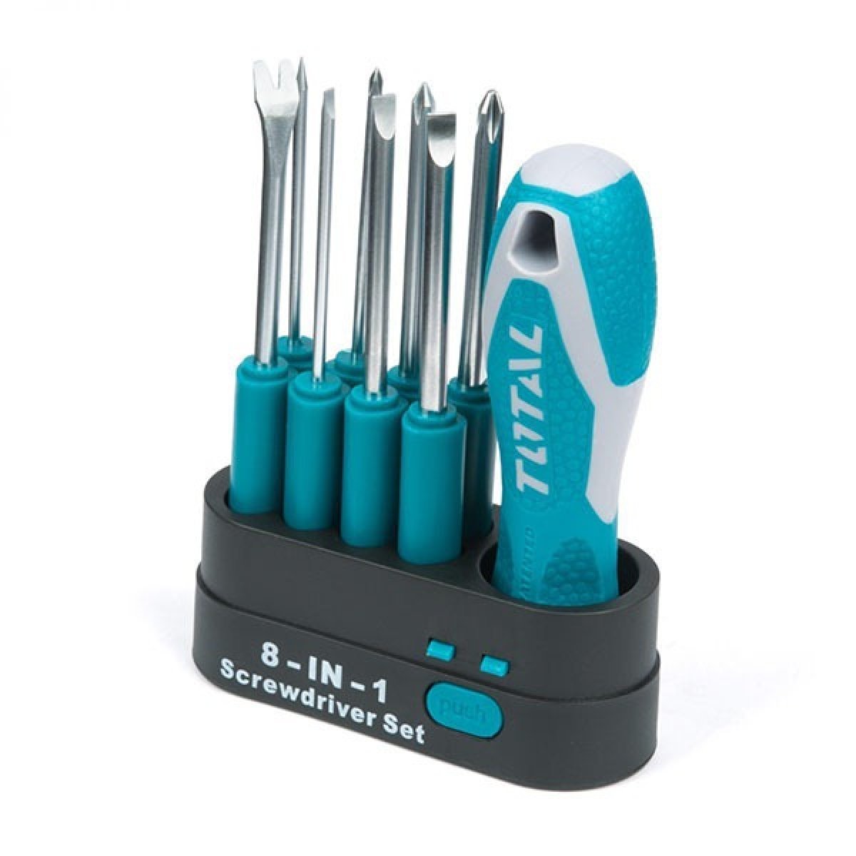 TOTAL 8 in 1-Piece Screwdriver Set