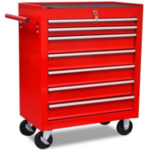 Professional Mobile Tool Cabinet Set