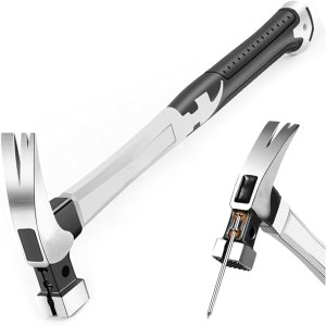 Striking Tools: Claw hammer, rubber mallet, sledgehammer