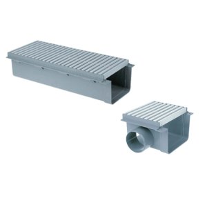 Pool Grating Overflow Channel