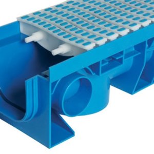 Pool Grating Overflow Channel