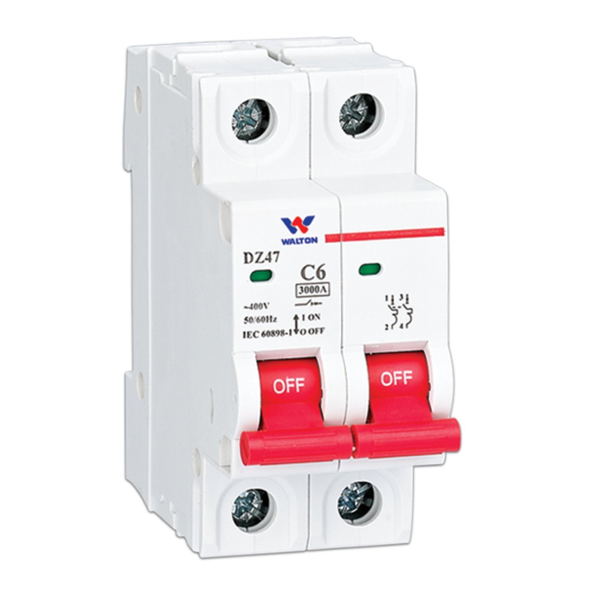 WALTON double-pole breaker