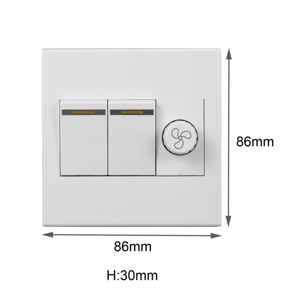Wall Light & Ceiling Fan Control Combo