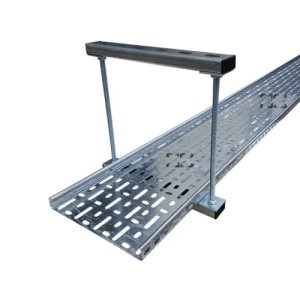 Galvanized Perforated Cable Tray &amp; HDPE Protective Piping