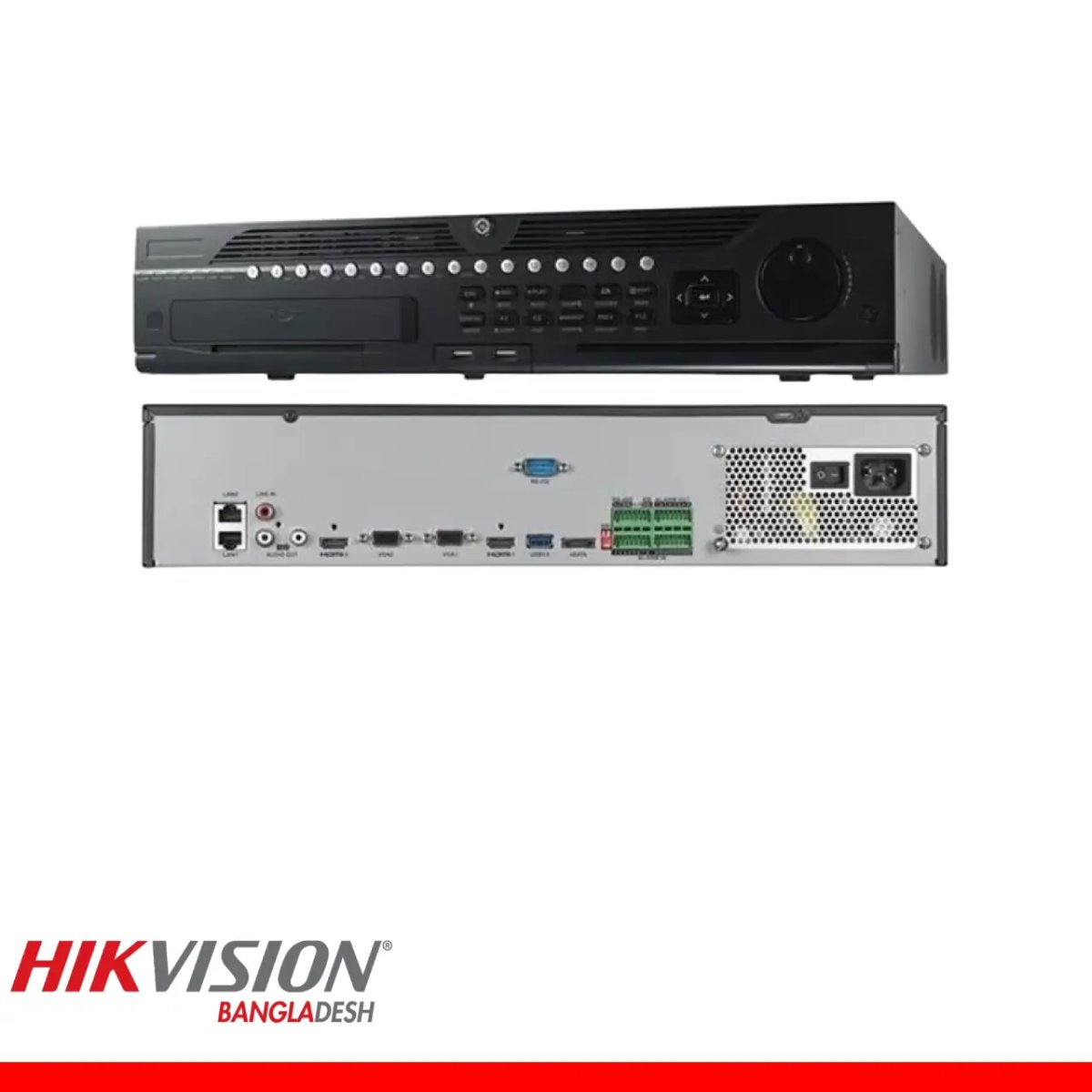 NVF/DVR (Hikvision,) 16, 32, 64, 124 Channel 4K Network Video Recorder (NVR)