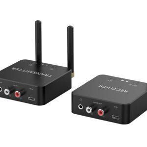 Dual-Band Wireless Audio Transmitter and Receiver Kit