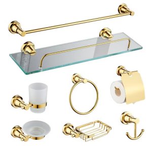 Wall-mounted Bathroom Hardware Set