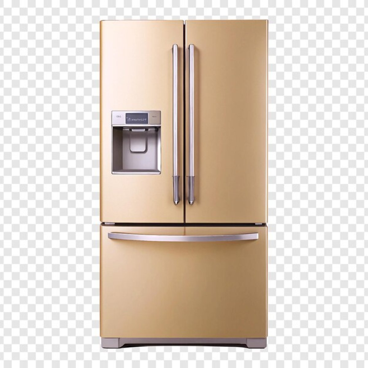Three-Door Refrigerator