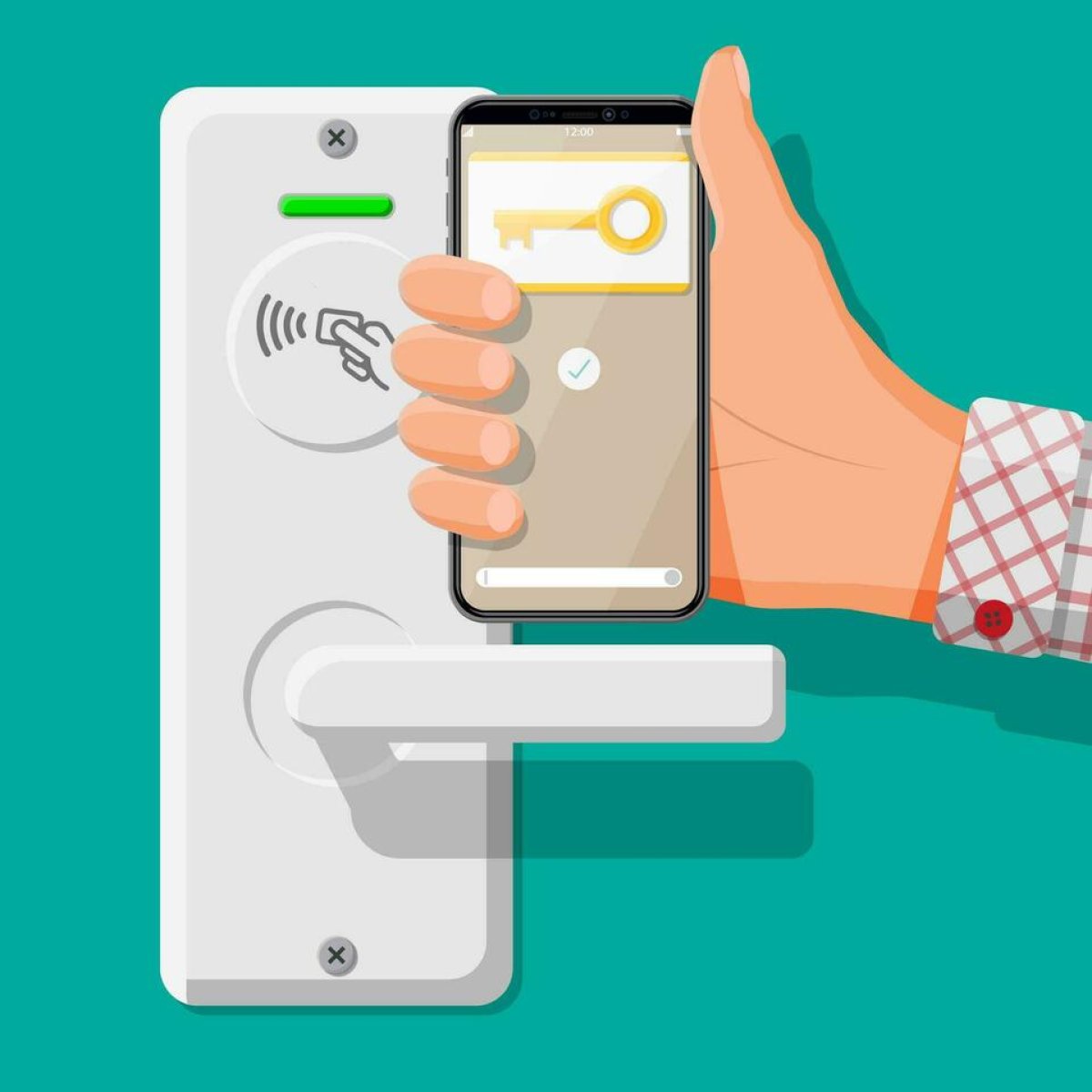 Smartphone Access Control Door Lock